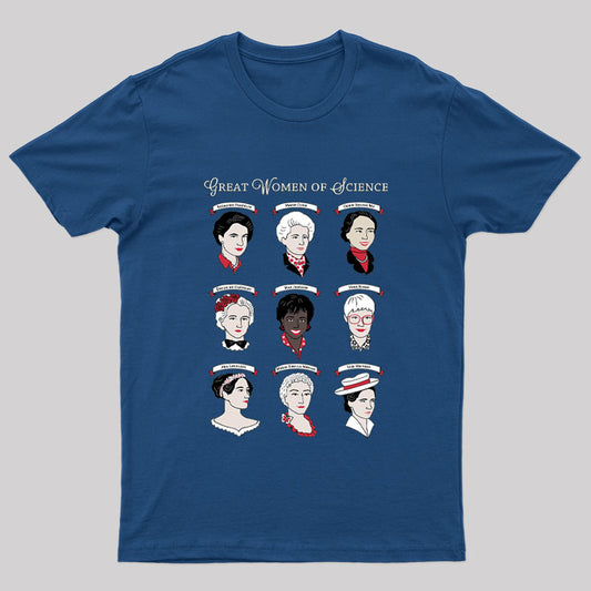 Great Women of Science Geek T-Shirt