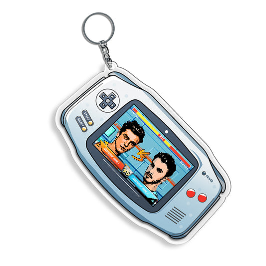 Personalized Retro Game Console Keychain