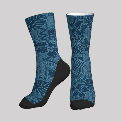 No Hope Hawaiian Pattern Men's Socks