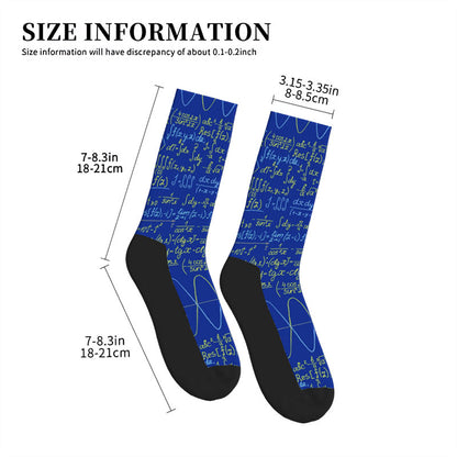 Math Function Curve Men's Socks