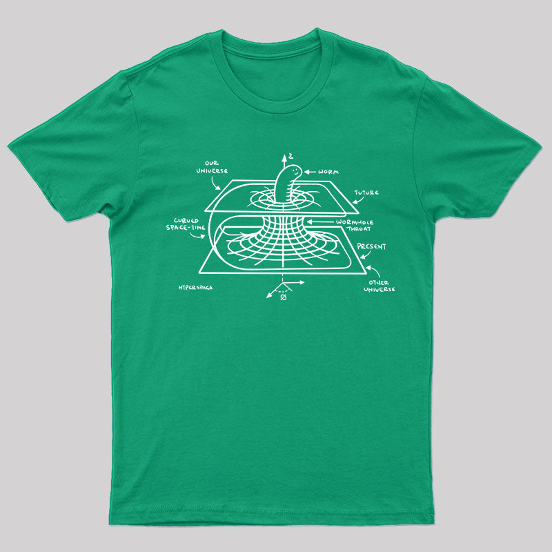 Our Universe Curued Space Time Wormhole T-Shirt