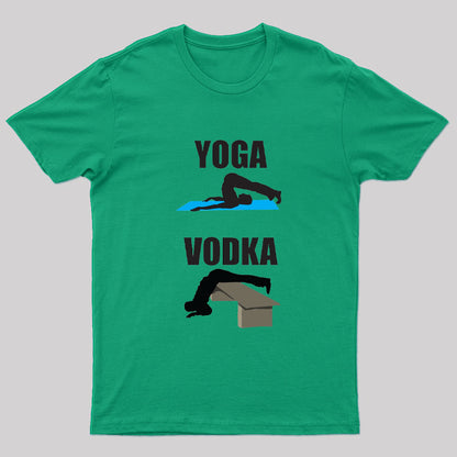 Yoga vs Vodka Geek T-Shirt