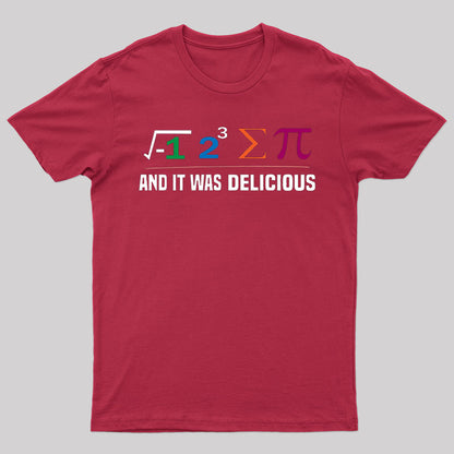 I Ate Some Pie And It Was Delicious I Ate Some Pi Math Classic T-Shirt