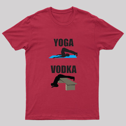 Yoga vs Vodka Geek T-Shirt