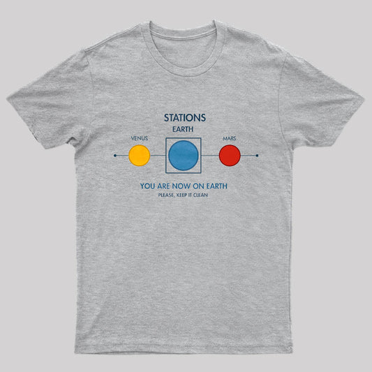Cosmos Stations Geek T-Shirt
