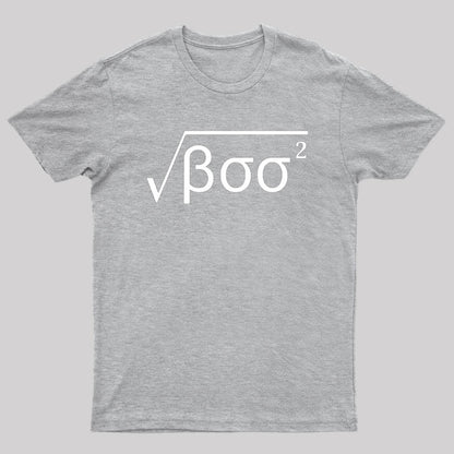 Boo Halloween Math and Algebra Symbols T-Shirt