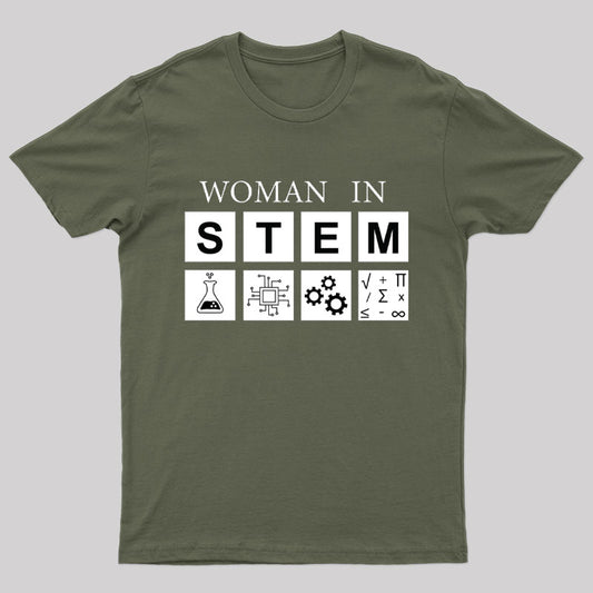 Woman in Stem Geek T-Shirt