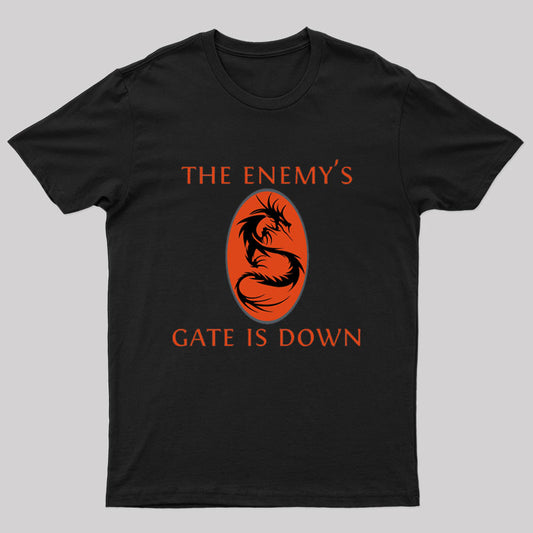 The Enemy's Gate Is Down Nerd T-Shirt