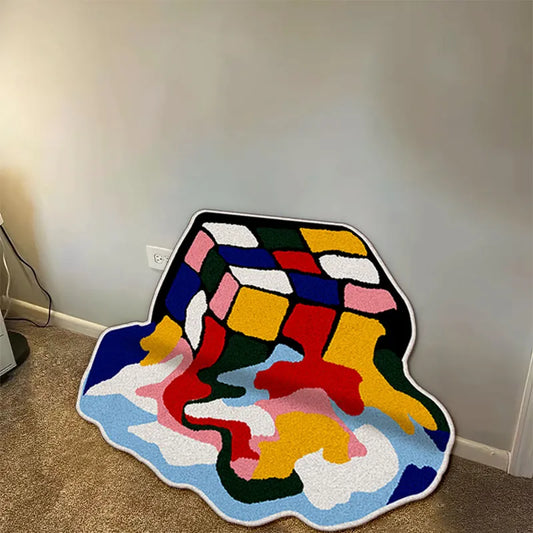 Melt the Rubik's Cube Rug