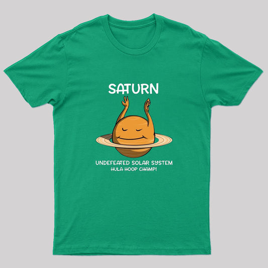 Undefeated Solar System Hula Hoop Champ! Nerd T-Shirt