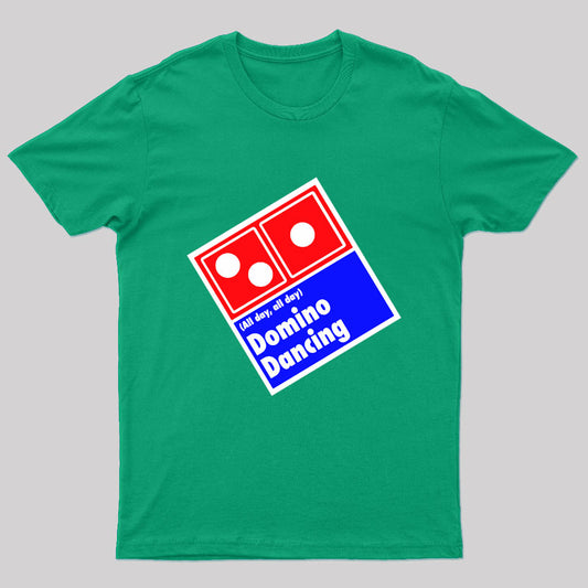 Domino Dancing Music Art Geek T-Shirt