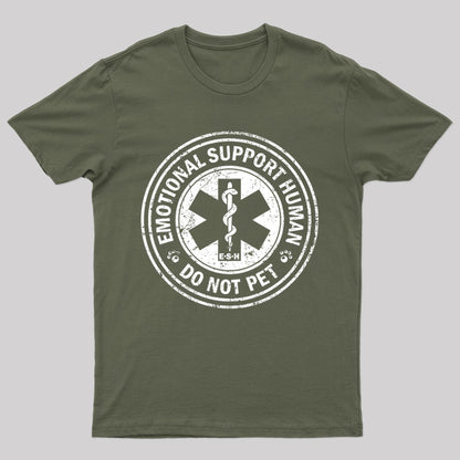 Emotional Support Human Nerd T-Shirt