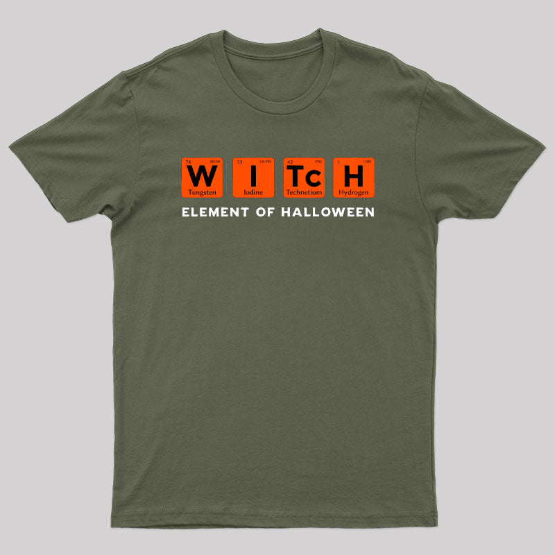 Periodic Table Witch Element of Halloween T-Shirt