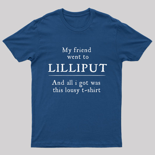 Lilliput Lousy Geek T-Shirt