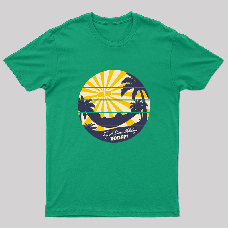 Brave New World-Soma Holiday Geek T-Shirt