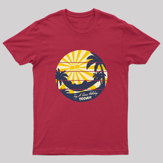 Brave New World-Soma Holiday Geek T-Shirt