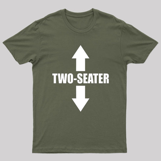 Two Seater Arrow Funny T-Shirt