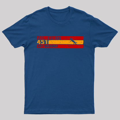 Fahrenheit 451 By Ray Bradbury Nerd T-Shirt