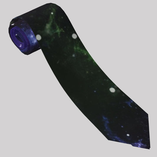 Beautiful Nebula Outer Space Geek Neckties