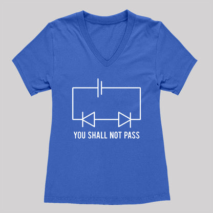 You Shall Not Pass Women's V-Neck T-shirt