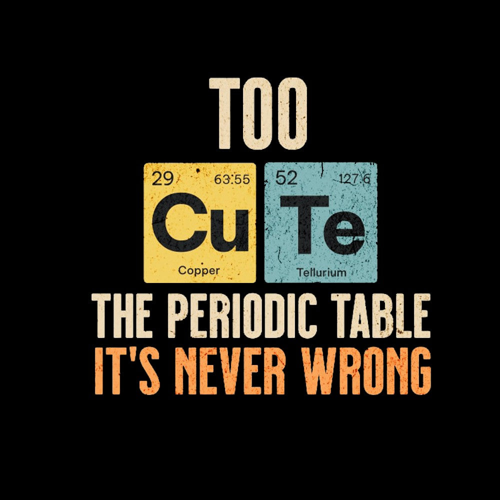 Periodic Table Cute Nerd T-Shirt