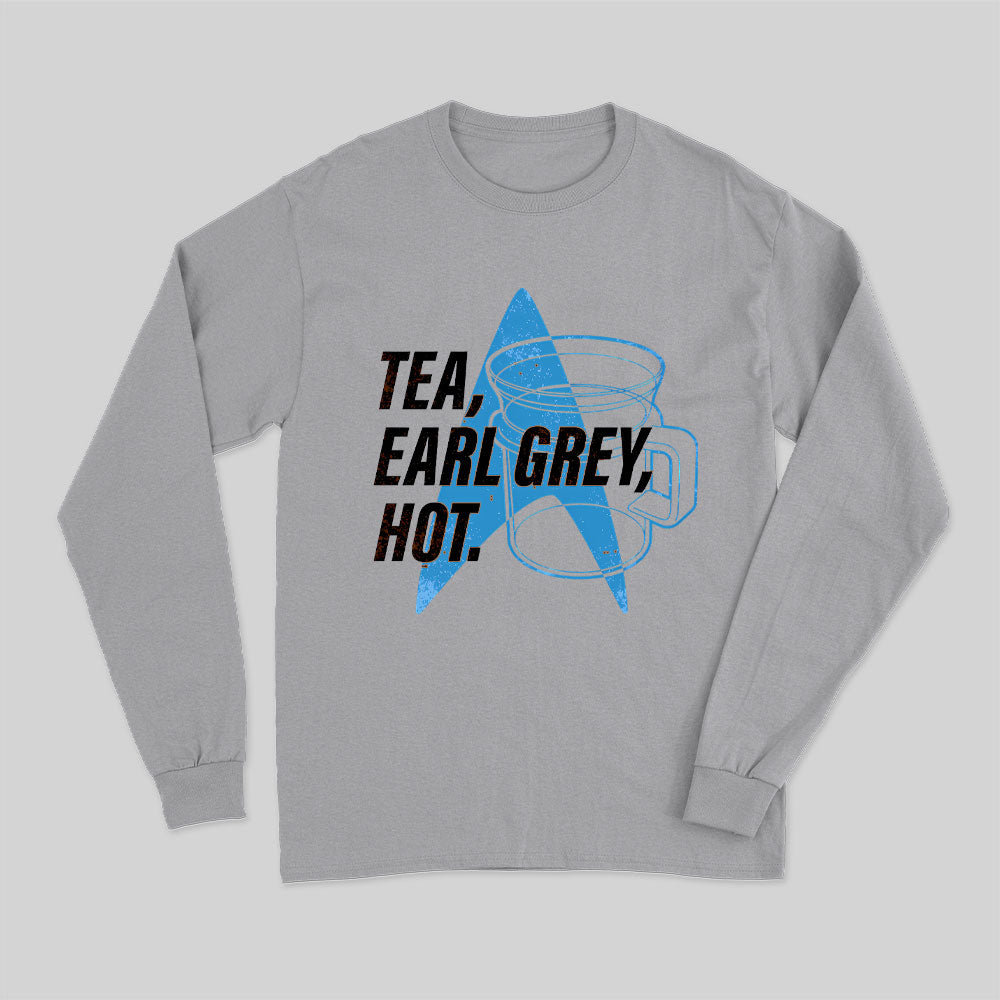 Tea Earl Grey Hot Distressed Poster Tank Top Long Sleeve T-Shirt