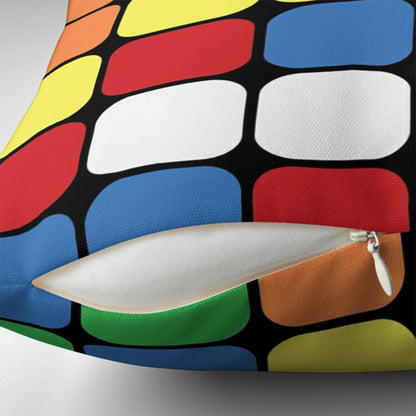 Rubik's Cube Pattern Geek Pillowcase