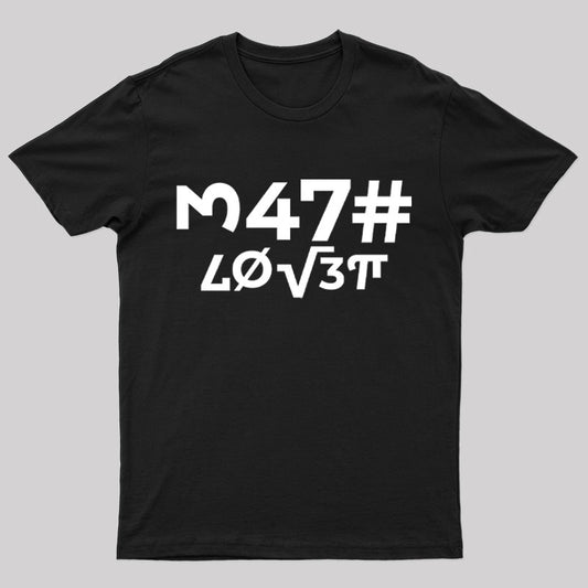 Math Lover Nerd T-Shirt