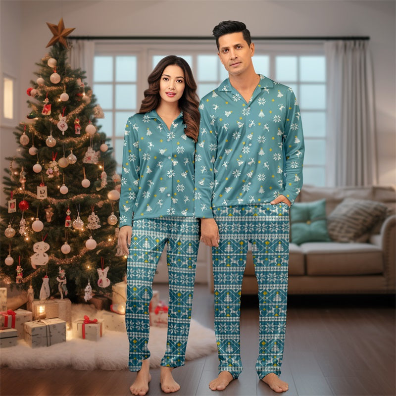 Christmas Deer Pajamas Set