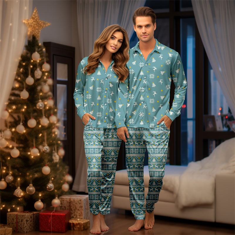 Christmas Deer Pajamas Set