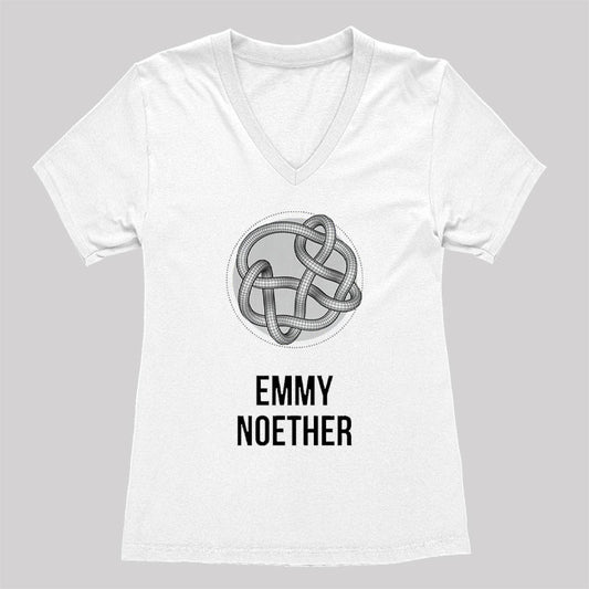 Emmy Noether Women's V-Neck T-shirt