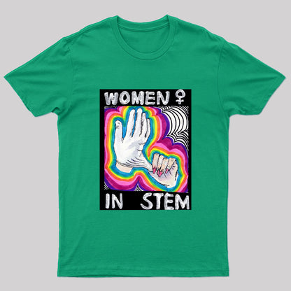 Women in Stem Nerd T-Shirt