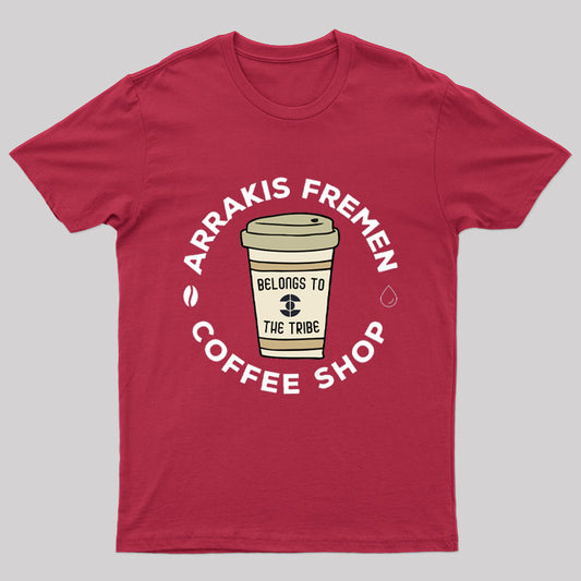 Arrakis Freman Coffee Shop Nerd T-Shirt