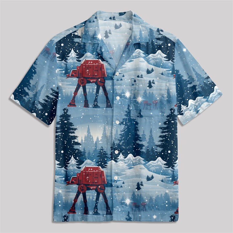 AT-AT Snow Mountain Button Up Pocket Shirt