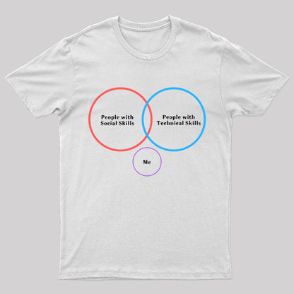 People With Social Skills Venn Geek T-Shirt