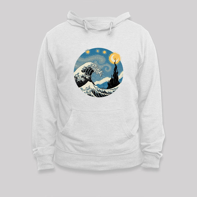 The Great Starry Wave Hoodie