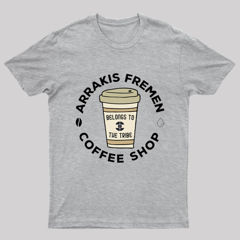 Arrakis Freman Coffee Shop Nerd T-Shirt