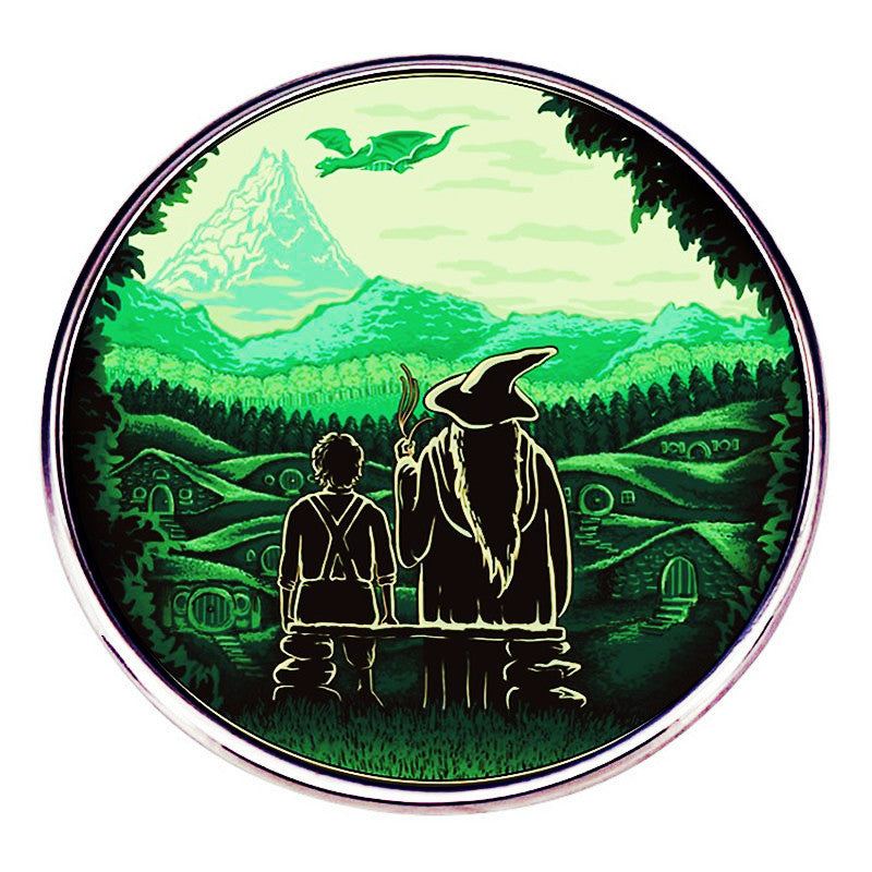 Gandalf and Frodo's Unexpected Journey Pins