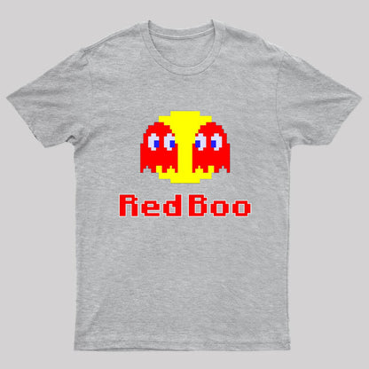 Red Boo Nerd T-Shirt