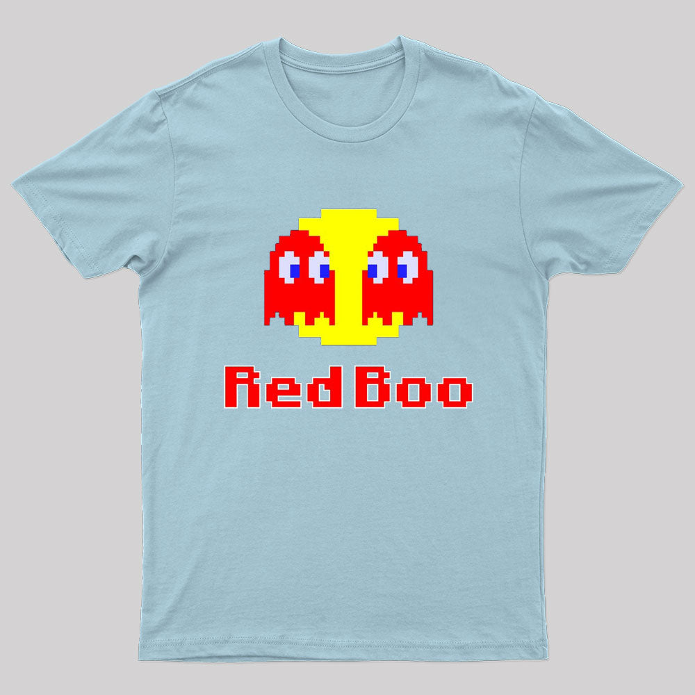 Red Boo Nerd T-Shirt