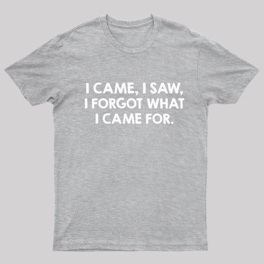 I Came and Saw Nerd T-Shirt