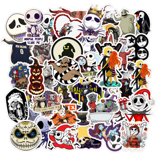 50 Horror-Themed Graffiti Stickers