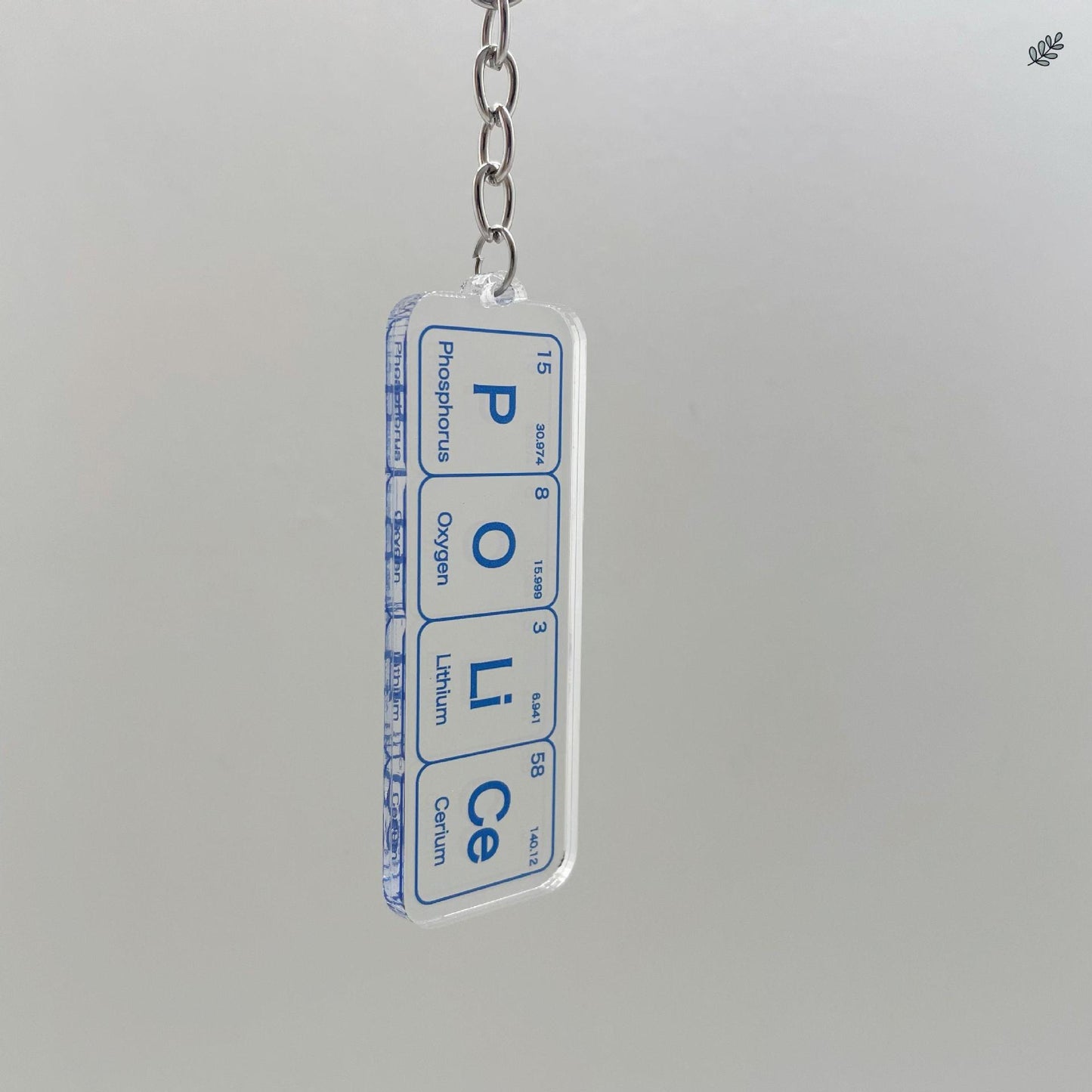 Periodic Table of the Chemical Elements Keychain