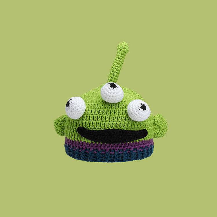 Funny Shrek Three-Eye Hat