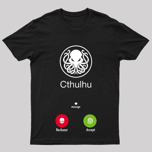 La llamada de cthulhu Nerd T-Shirt