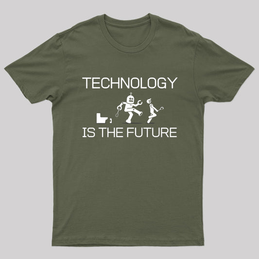 Technology Is The Future Nerd T-Shirt