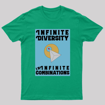 Infinite Diversity In Infinite Combinations Nerd T-Shirt