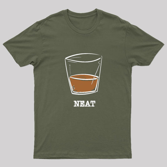 Whiskey Neat Geek T-Shirt