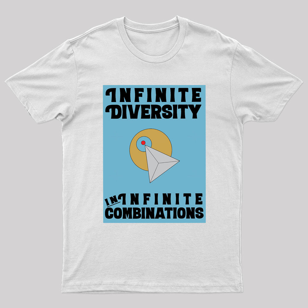 Infinite Diversity In Infinite Combinations Nerd T-Shirt