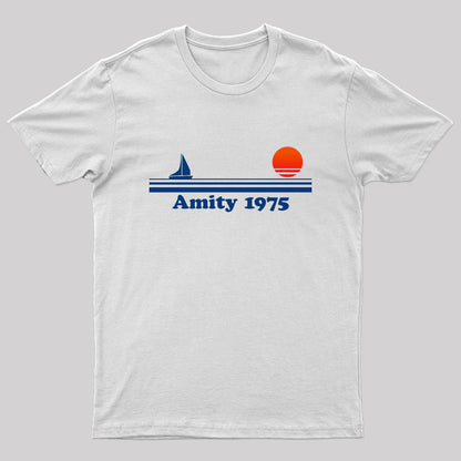 Amity 1975 Jaws Nerd T-Shirt